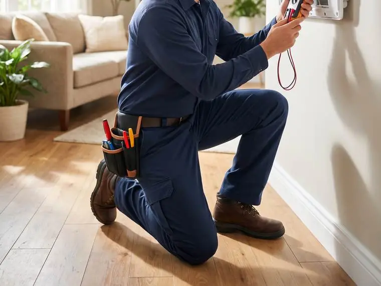 HVAC work on a home